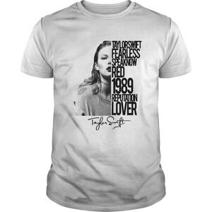 Fearless Speak Now Red 1989 Reputation Lover Signature Shirt